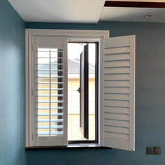 plantation wooden inner window shutter on China WDMA