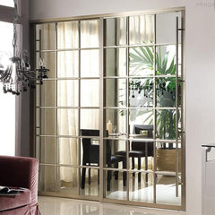 professional Aluminum Glass Patio Exterior Bifold Doors Double Glazing Aluminum Bi Folding Door on China WDMA