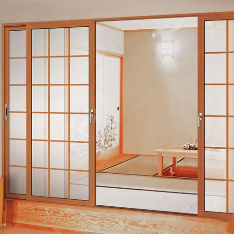 professional aluminum sliding doors for house/office high-end panel sliding doors on China WDMA