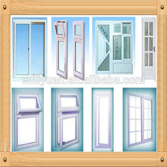 pvc windows /UPVC window with internal blinds/double glazing window on China WDMA