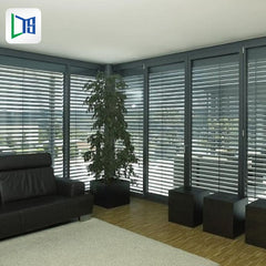 residential fixed louvre window security shutters windows aluminum fixed window shutters for house on China WDMA