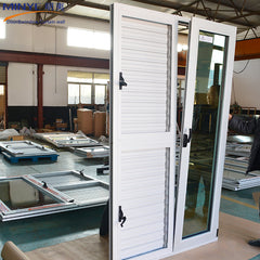 security Ventilation windows and doors Door with louver window on China WDMA