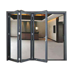 DY Aluminum Thermal Break Bi-folding French Door With Glass For Patio on China WDMA