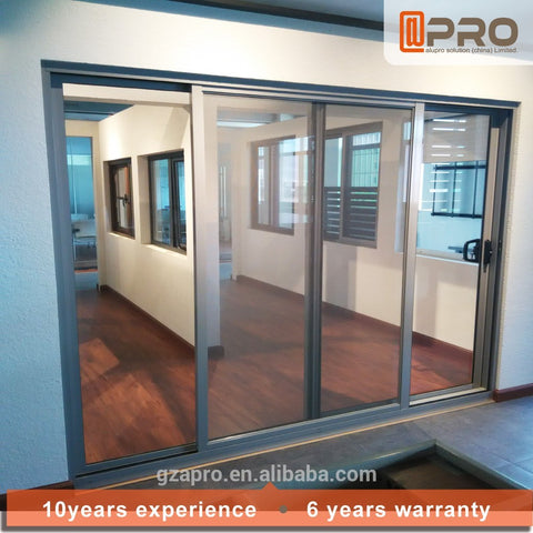 telescoping sliding mirror closet doors triple track aluminum powder sliding door on China WDMA