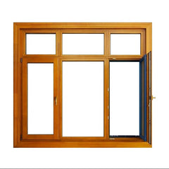 tempered glass aluminum balcony casement window on China WDMA