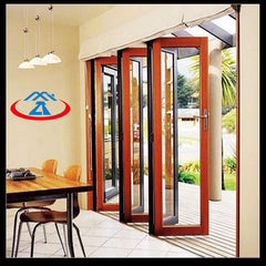 thermal break profiles aluminium folding doors double tempered glazing bifold door on China WDMA on China WDMA