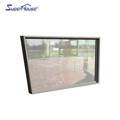 thermal break windows miami dade hurricane proof aluminium tempered glass window on China WDMA