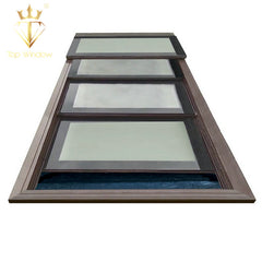 topwindow balcony skyview hand electric automatic operation aluminum house windows blinds aluminium roof window skylight factory on China WDMA