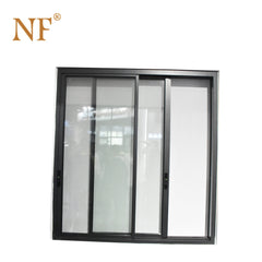 triple track standard sliding aluminum window sizes grill design on China WDMA