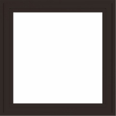 WDMA 24x24 (23.5 x 23.5 inch) Dark Bronze Aluminum Crank out Casement Window without grids exterior