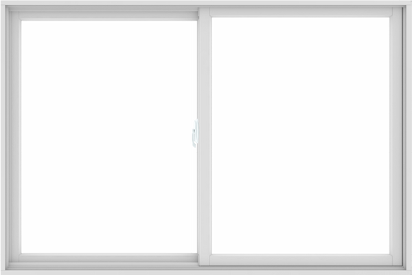 WDMA 72X48 (71.5 x 47.5 inch) White uPVC/Vinyl Sliding Window without Grids Interior