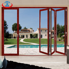 vertical folding doors Bifolding Doors Aluminum French Grey Doors on China WDMA