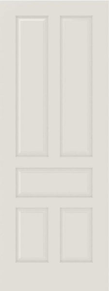 WDMA 12x80 Door (1ft by 6ft8in) Interior Bifold Smooth 5010 MDF 5 Panel Single Door 1