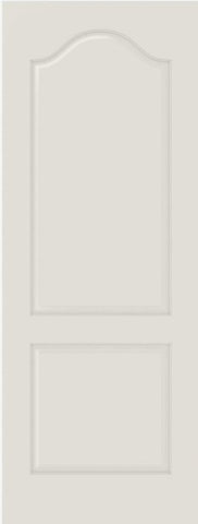 WDMA 12x80 Door (1ft by 6ft8in) Interior Barn Smooth 2050 MDF 2 Panel Arch Panel Single Door 1