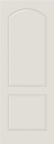 WDMA 12x80 Door (1ft by 6ft8in) Interior Bypass Smooth 2020 MDF 2 Panel Arch Panel Single Door 1