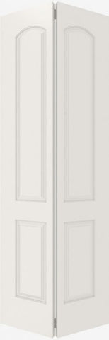 WDMA 12x80 Door (1ft by 6ft8in) Interior Bypass Smooth 4080 MDF 4 Panel Arch Panel Single Door 2