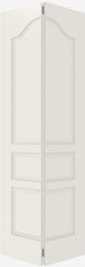 WDMA 12x80 Door (1ft by 6ft8in) Interior Bifold Smooth 3050 MDF 3 Panel Arch Panel Single Door 2