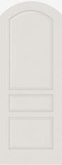 WDMA 12x80 Door (1ft by 6ft8in) Interior Swing Smooth 3020AR MDF 3 Panel Arch Top and Panel Single Door 1