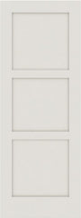 WDMA 12x80 Door (1ft by 6ft8in) Interior Barn Smooth SS 3100 MDF 3 Panel Shaker Single Door 1