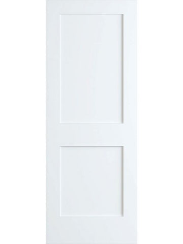 WDMA 18x80 Door (1ft6in by 6ft8in) Interior Barn Pine 80in Primed 2 Panel Shaker Single Door | 4102 1