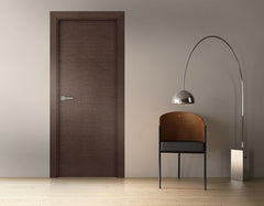 WDMA 18x80 Door (1ft6in by 6ft8in) Interior Pocket Wenge Prefinished Maya Modern Single Door 2