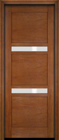 WDMA 18x80 Door (1ft6in by 6ft8in) Exterior Swing Mahogany 132 Windermere Shaker or Interior Single Door 4