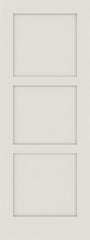 WDMA 18x84 Door (1ft6in by 7ft) Interior Swing Smooth 84in Primed 3 Panel Shaker Single Door|1-3/8in Thick 1