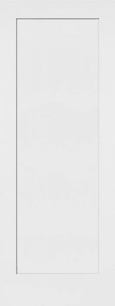 WDMA 20x80 Door (1ft8in by 6ft8in) Interior Barn Smooth 80in Madison 1 Panel Shaker Solid Core Single Door|1-3/4in Thick 1