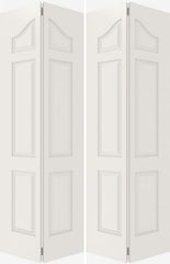 WDMA 20x80 Door (1ft8in by 6ft8in) Interior Barn Smooth 6050 MDF 6 Panel Arch Panel Double Door 2