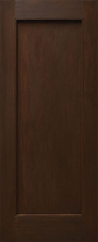 WDMA 24x80 Door (2ft by 6ft8in) Interior Mahogany 80in One Flat Panel Square Sticking w/Reveal Single Door 1