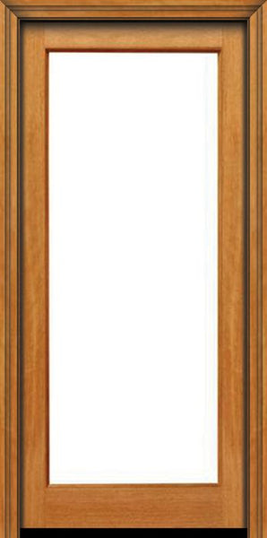 WDMA 24x80 Door (2ft by 6ft8in) Patio Mahogany 80in 1 lite French Single Door IG Glass 1