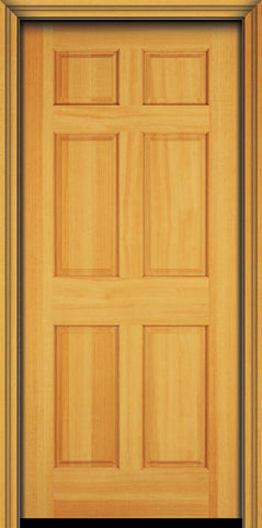 WDMA 24x80 Door (2ft by 6ft8in) Exterior Fir 80in 6 Panel Single Door 1