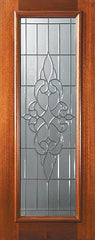 WDMA 32x80 Door (2ft8in by 6ft8in) Exterior Mahogany 80in Full Lite Courtlandt Door 1