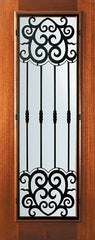 WDMA 32x80 Door (2ft8in by 6ft8in) Exterior Mahogany 80in Full Lite Barcelona Door 1