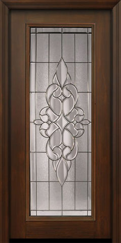 WDMA 32x80 Door (2ft8in by 6ft8in) Exterior Cherry 80in Full Lite Courtlandt / Walnut Door 1