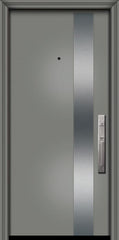 WDMA 32x80 Door (2ft8in by 6ft8in) Exterior Smooth 80in Costa Mesa Solid Contemporary Door 1