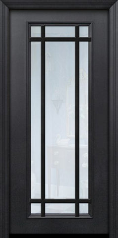 WDMA 32x80 Door (2ft8in by 6ft8in) Patio 80in ThermaPlus Steel 9 Lite SDL Full Lite Door 1