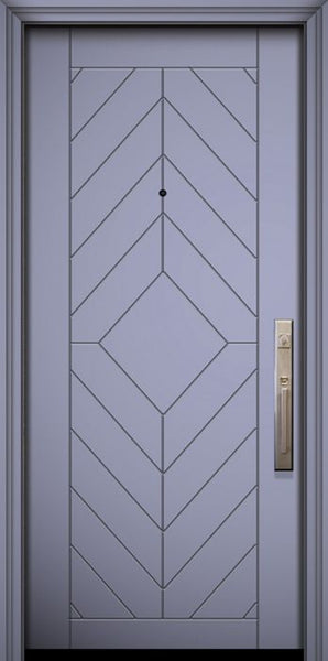 WDMA 32x80 Door (2ft8in by 6ft8in) Exterior Smooth 80in Lynnwood Solid Contemporary Door 1