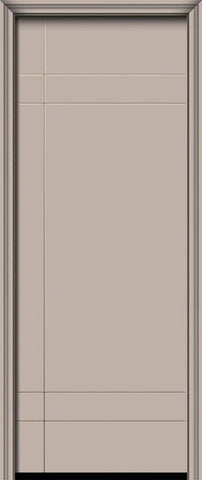 WDMA 32x96 Door (2ft8in by 8ft) Exterior Smooth IMPACT | 96in Inglewood Solid Contemporary Door 1