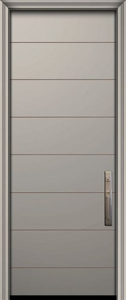 WDMA 32x96 Door (2ft8in by 8ft) Exterior Smooth IMPACT | 96in Westwood Solid Contemporary Door 1