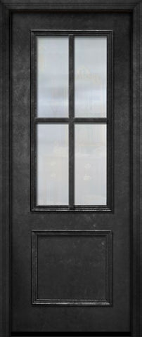 WDMA 32x96 Door (2ft8in by 8ft) Exterior 96in ThermaPlus Steel 4 Lite SDL 2/3 Lite Door 1