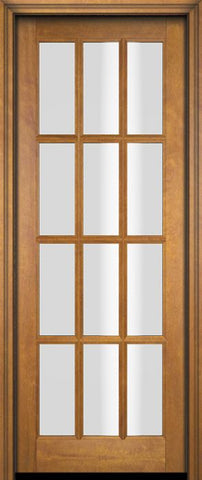 WDMA 34x78 Door (2ft10in by 6ft6in) French Swing Mahogany 12 Lite TDL Exterior or Interior Single Door 1