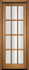 WDMA 34x78 Door (2ft10in by 6ft6in) French Swing Mahogany 12 Lite TDL Exterior or Interior Single Door 1