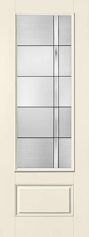 WDMA 34x96 Door (2ft10in by 8ft) Exterior Smooth Fiberglass Impact Door 8ft 3/4 Lite Axis 2