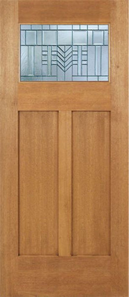 WDMA 36x80 Door (3ft by 6ft8in) Exterior Mahogany Pearce Single Door w/ C Glass 1