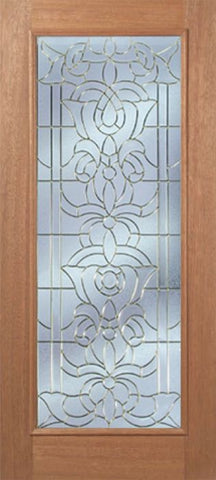 WDMA 36x80 Door (3ft by 6ft8in) Exterior Mahogany Edwards Single Door w/ U Glass - 6ft8in Tall 1