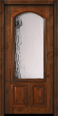 WDMA 36x80 Door (3ft by 6ft8in) Exterior Knotty Alder 36in x 80in Arch Lite Estancia Alder Door 2