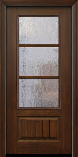 WDMA 36x80 Door (3ft by 6ft8in) Patio Cherry Pro 80in 3 Lite SDL 3/4 Lite Door 1