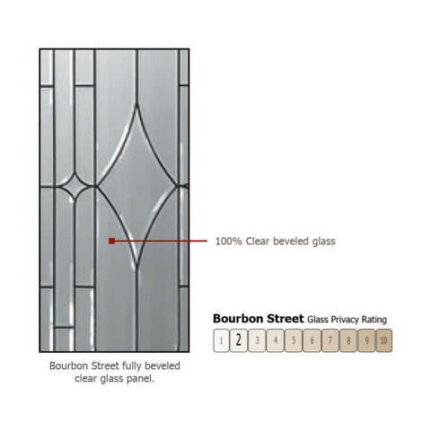 WDMA 36x80 Door (3ft by 6ft8in) Exterior Knotty Alder 36in x 80in Full Lite Bourbon Street Alder Door 3