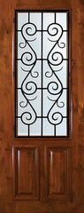 WDMA 36x96 Door (3ft by 8ft) Exterior Knotty Alder 36in x 96in 2/3 Lite St. Charles Alder Door 1